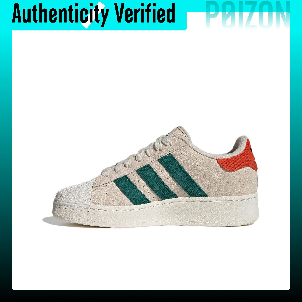 Adidas Shoes Superstar - Adidas Originals SUPERSTAR XLG รองเท้าสเก็ตบอร์ดหุ้มข้อต่ำ ทนต่อการเสียดสี