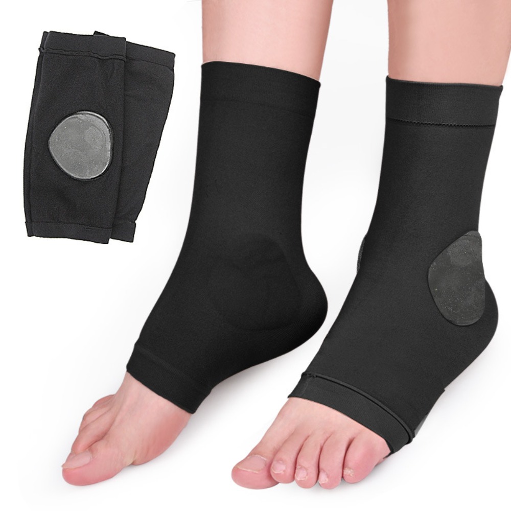 Ankle Brace Sock - 1 คู่กีฬาซิลิโคนที่มองไม่เห็นเจลถุงเท้า Breathable Soft ข้อเท้า Protector