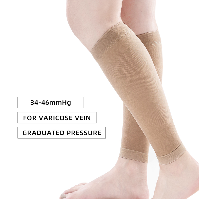 Compression Sleeve Calf - ปลอกขาแบบรัดกล้ามเนื้อสำหรับวิ่งและกีฬา ขนาดใหญ่พิเศษ S-5XL สำหรับผู้ชาย แรงกด 30-40mmHg