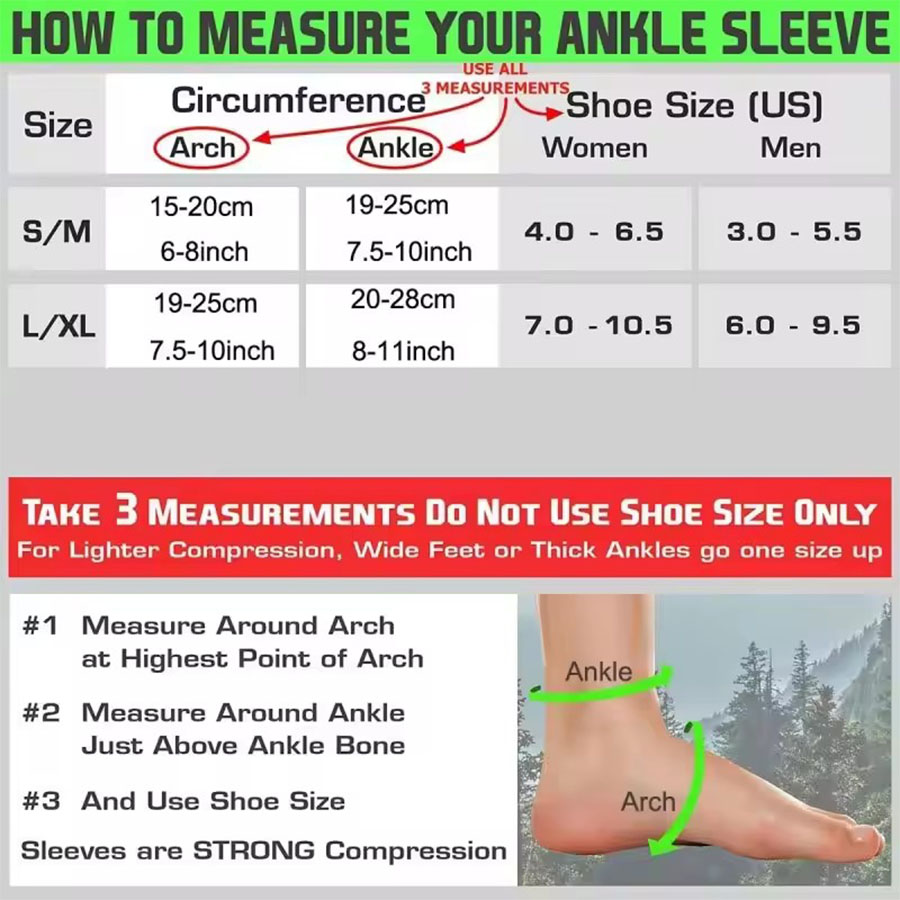 ถุงเท้ากีฬาแบบรัดกล้ามเนื้อ 1  - Ankle Brace Sock บทวิจารณ์และราคา