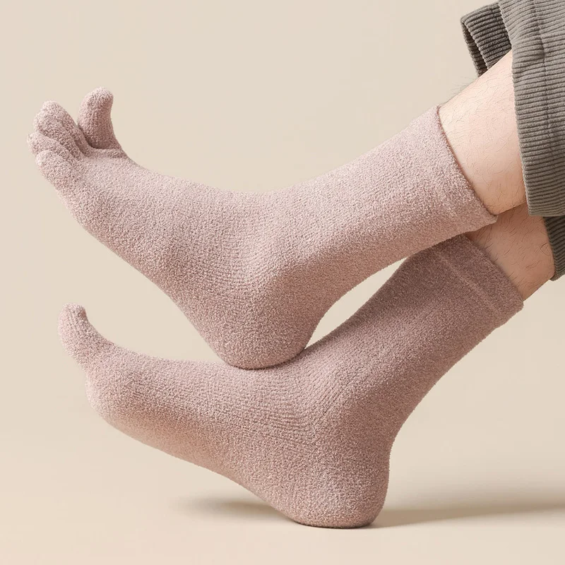 6/12 คู่ ถุงเท้าแยกนิ้วเท้าหนา - Toe Sock Split บทวิจารณ์และราคา