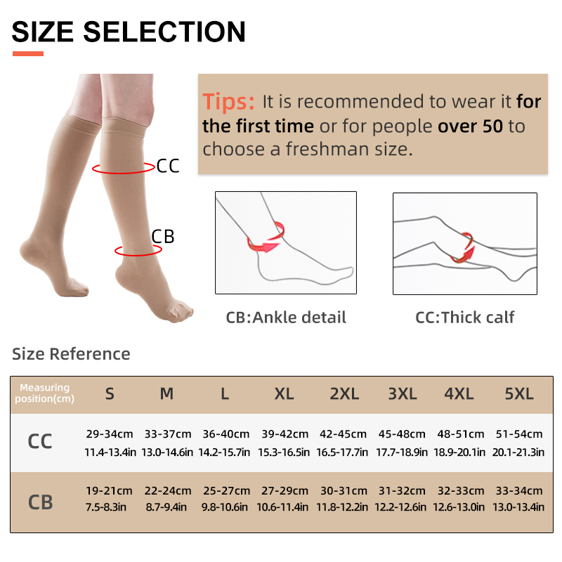 ถุงเท้ารัดกล้ามเนื้อแบบปิดนิ้ว - Compression Sleeve Calf บทวิจารณ์และราคา