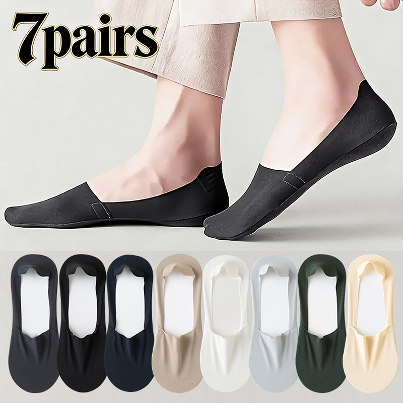 ถุงเท้าข้อสั้นผู้ชาย 7 คู่ สำห - Ankle Sock Low Cut บทวิจารณ์และราคา