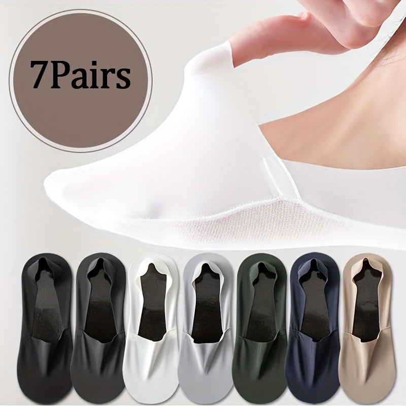 ถุงเท้าข้อสั้นผู้ชาย 7 คู่ สำห - Ankle Sock Low Cut บทวิจารณ์และราคา