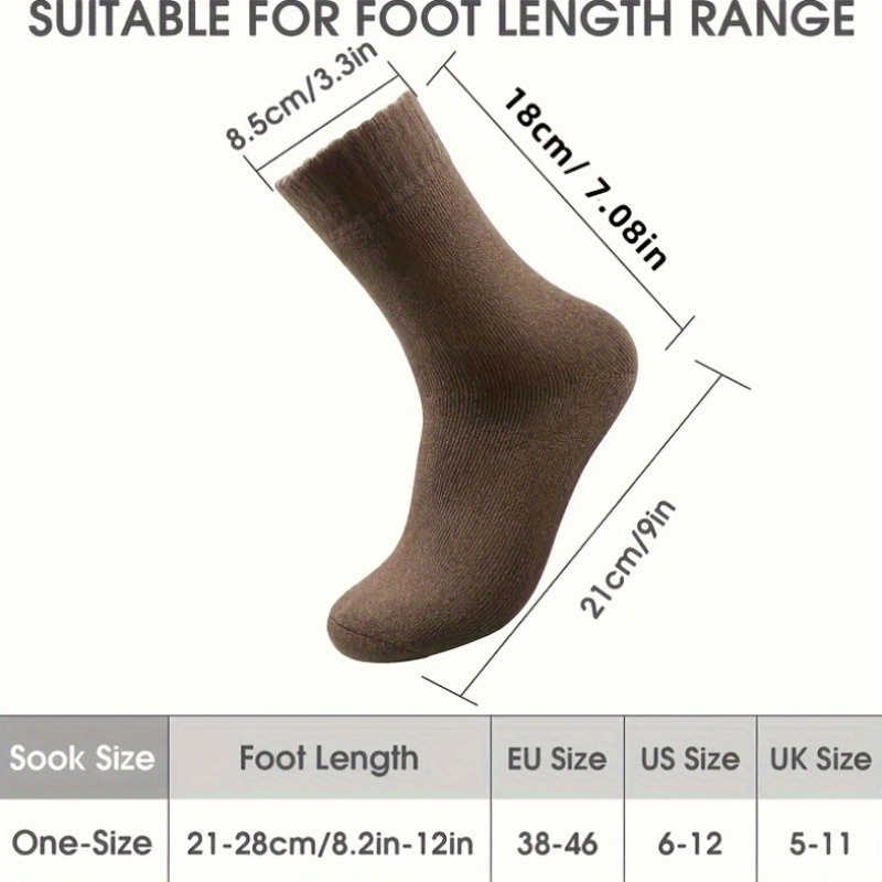 ถุงเท้ากันหนาวสำหรับผู้ชาย 1 ค - Thermal Sock Winter บทวิจารณ์และราคา